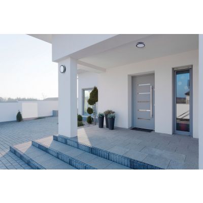 Plafoniera LED BENO N 18W NW-O-SE GR z czujnikiem ruchu 4000K barwa neutralna 1400lm IP54 Grafitowy 32948 KANLUX (32948)